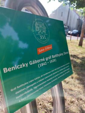 gróf Batthyány Ilona emléktábla