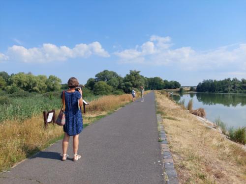 Virágos Magyarország szakemberei a Naplás-tónál