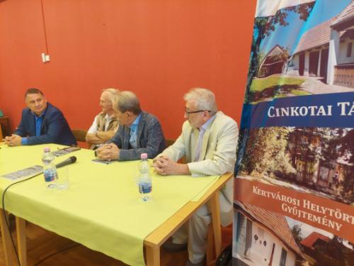 a Kertvárosi Helytörténeti Füzetek 56. számaként megjelenő kötetet bemutatója