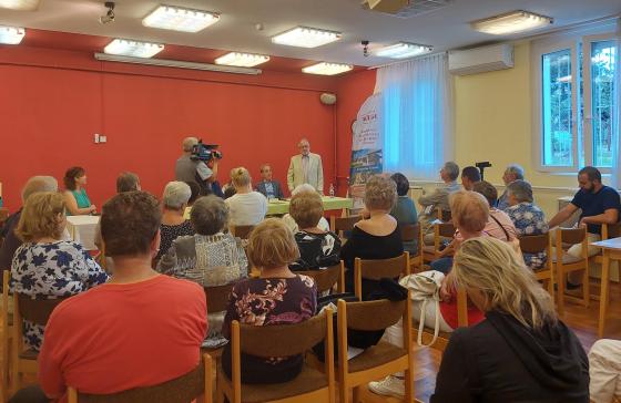 a Kertvárosi Helytörténeti Füzetek 56. számaként megjelenő kötetet bemutatója