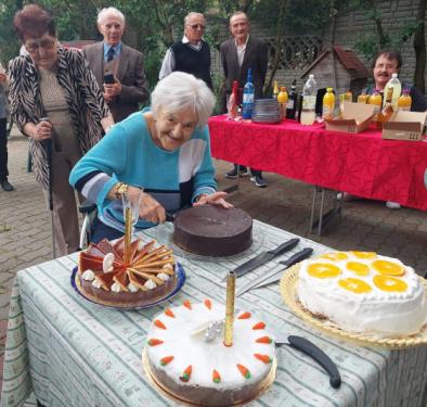 Paor Éva köszöntése 100. születésnapja alkalmából.