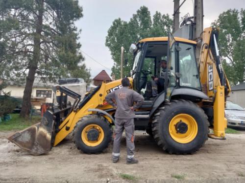 felújított JCB gép