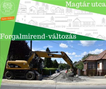 A 4. ütemmel folytatódik a Magtár utca felújítása