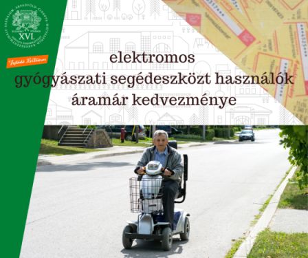 Az elektromos gyógyászati segédeszközt használók áramárkedvezménye