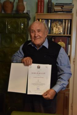 90. születésnapját ünnepelte Jordán Antal Ferenc.