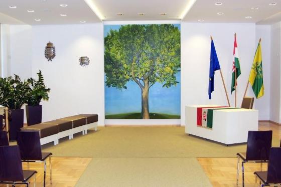 Házasságkötő terem festménye