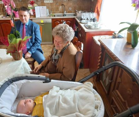 Anna néni köszöntése 95. születésnapja alkalmából.