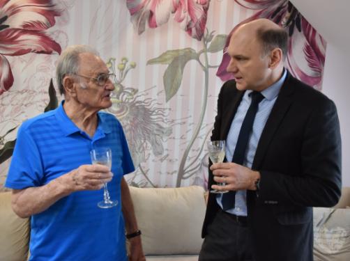 90. születésnapját ünnepelte dr. Záborszky Ferenc.