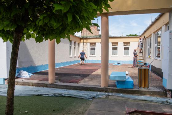 Elkészült szigetelés.