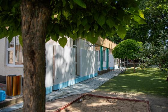 Elkészült szigetelés.