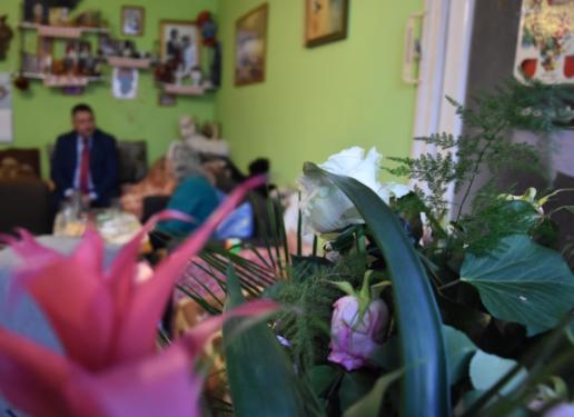 Kovács Istvánné köszöntése 90. születésnapja alkalmából.