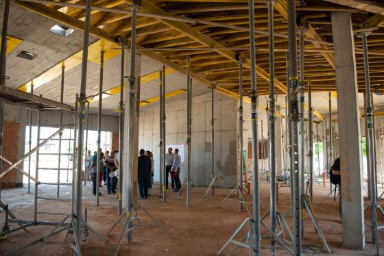 az épület belülről