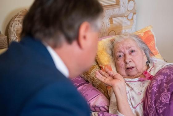 90 éves lett Czipó Istvánné Terike néni