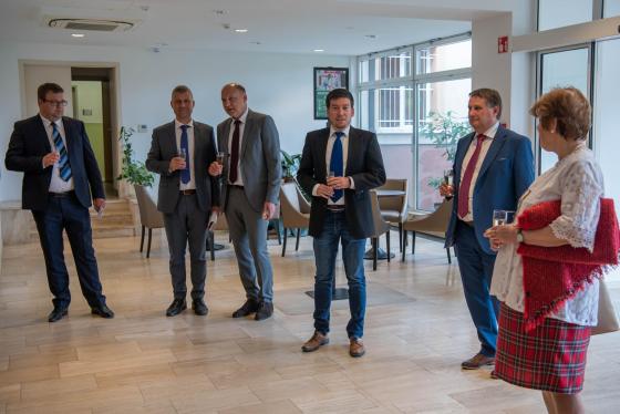 Dobre Dániel képviselő pohárköszöntőt mond