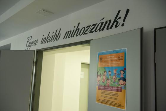 Az önkormányzati napközis tábor üdvözlő üzenete.