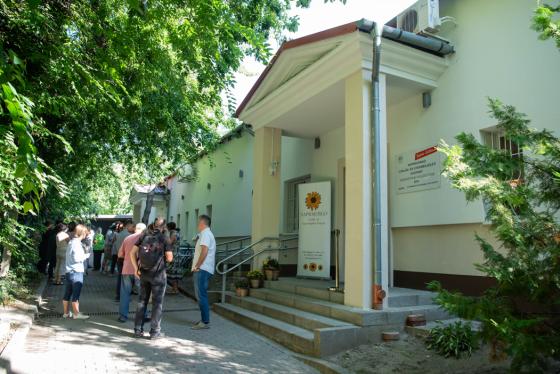 A felújított épület