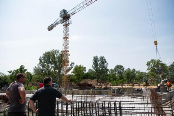 Építkezés az Kertvárosi Idősotthonnál