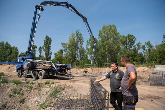 Építkezés az Kertvárosi Idősotthonnál