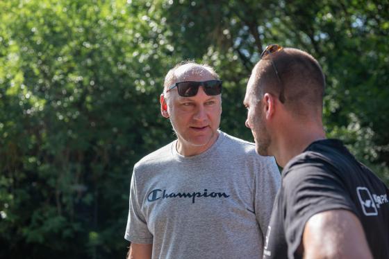 Pumpaversenyt tartottak a Hermina Bringaparkban, ahova Szász József alpolgármester is kilátogatott.