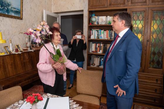 95 éves lett Nagy Ferencné.