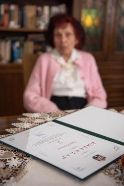 95 éves lett Nagy Ferencné.