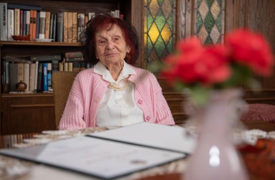 95 éves lett Nagy Ferencné.