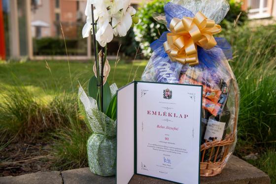 90 éves lett Belus Józsefné Márta néni