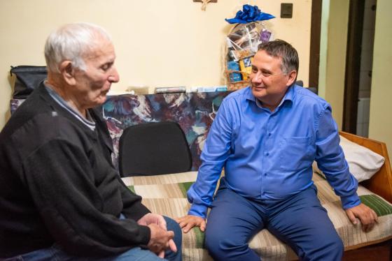 Szebegyinszki István köszöntése 95. születésnapja alkalmából