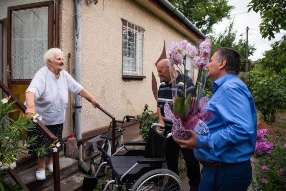 90 éves lett Vasáros Istvánné Piroska néni