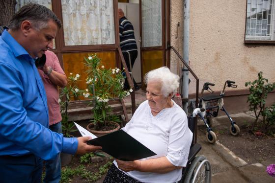 90 éves lett Vasáros Istvánné Piroska néni