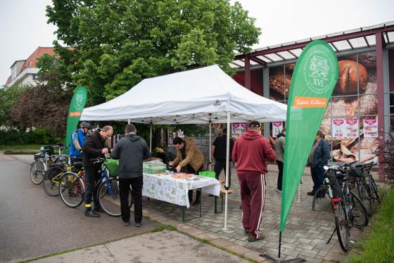az önkormányzat standja