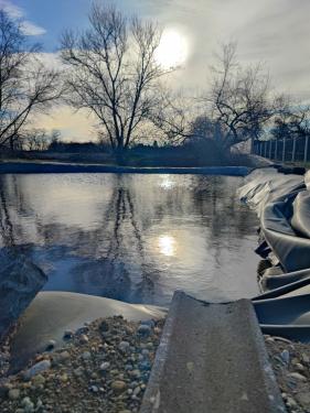 Csurgalékvízgyűjtő a Bökényföldi útról megközelíthető közösségi komposztálónál.