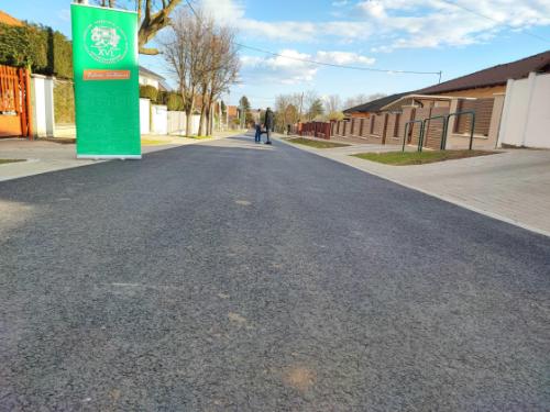 A felújított Varró utca