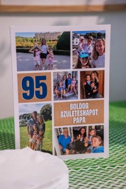 Kovács József ajándéka az unokáktól