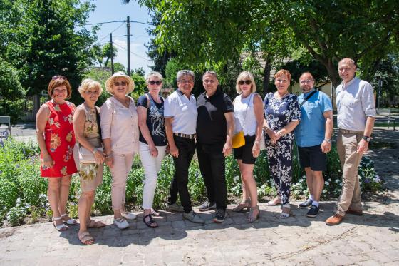 Waltershausen és Budapest XVI. kerületi Önkormányzat csoportfotója.