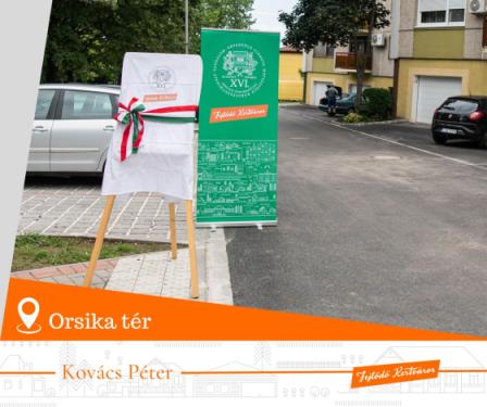 A megújult Orsika tér