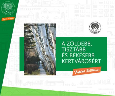 Zöld Füzet borítója - a zöldebb, tisztább és békésebb Kertvárosért