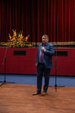 Kovács Péter polgármester köszönti a jelenlévőket