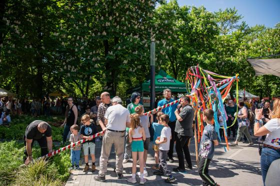 Májusfát állítanak az Erzsébet-ligeti majálison