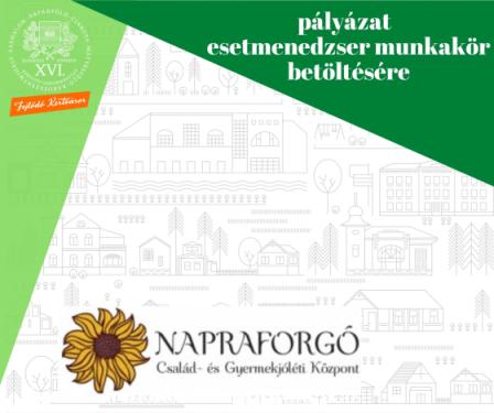 óvodai és iskolai szociális munkás  pályázat   esetmenedzser munkakör betöltésére