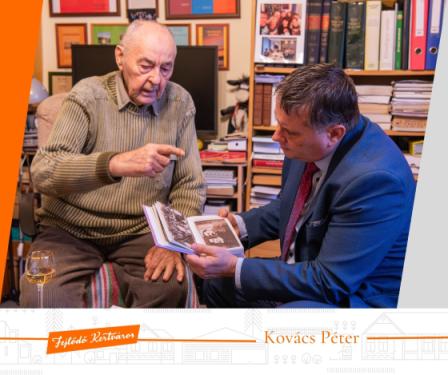 Kovács Péter polgármester köszönti dr. Bernáth Attilát