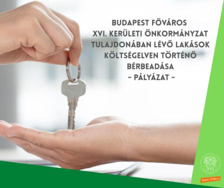 Pályázat lakások költségelven történő bérbeadására