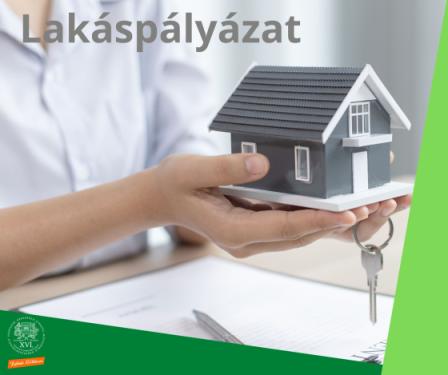 Lakáspályázat - egy kéz tart egy makettházat és egy kulcsot