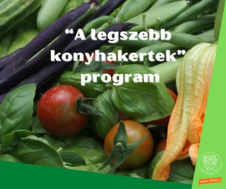 “A legszebb konyhakertek”  program