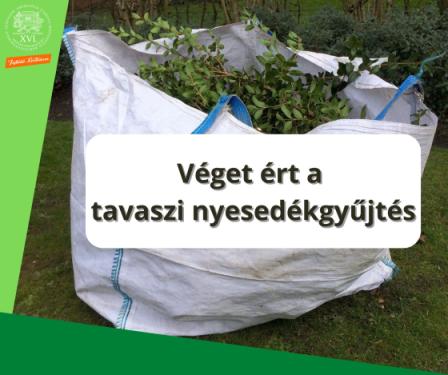 Véget ért a  tavaszi nyesedékgyűjtés