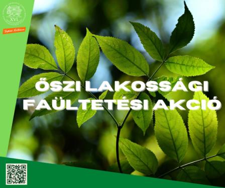 Őszi lakossági faültetési akció