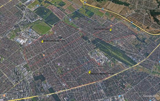 Ortofotó a kerületről