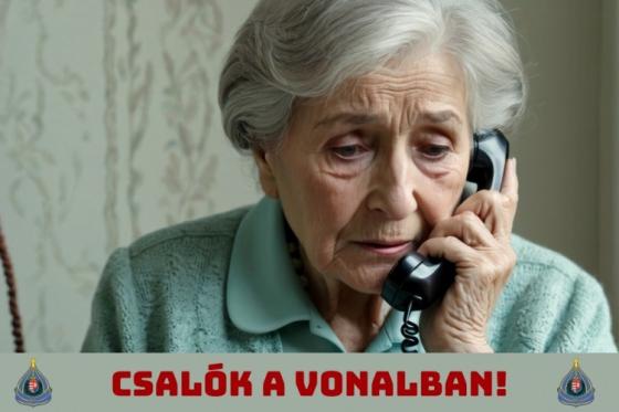 A képen található felirat: Csalók a vonalban!