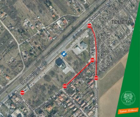 Az adott kerületrész térképe