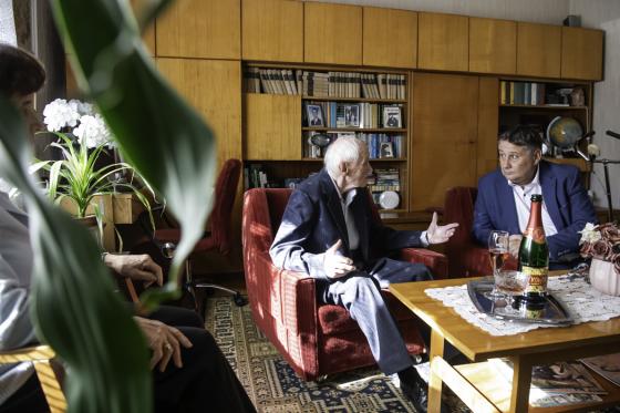 Kiss Imre és Kovács Péter polgármester
